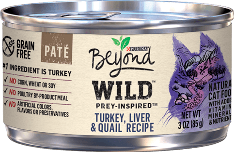 Purina Beyond Wild High Protein Turkey, Liver & Quail Recipe Paté